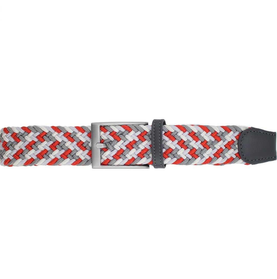 BRAIDED ELASTIC BELT (RED MIX) - DIBI