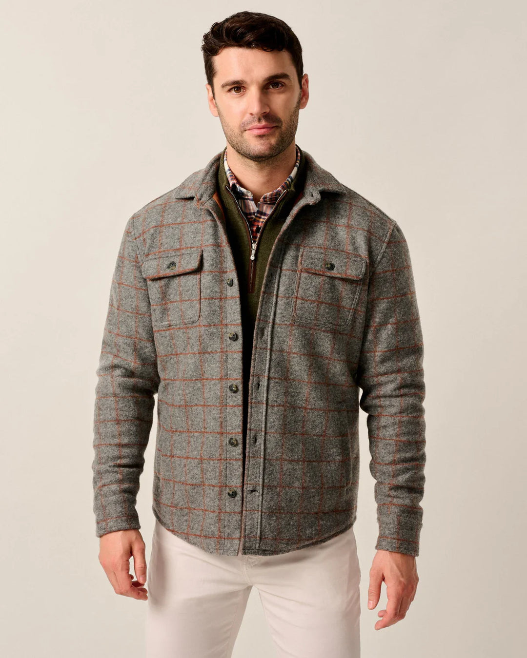 MCDOWELL WOOL SHACKET - JOHNNIE-O