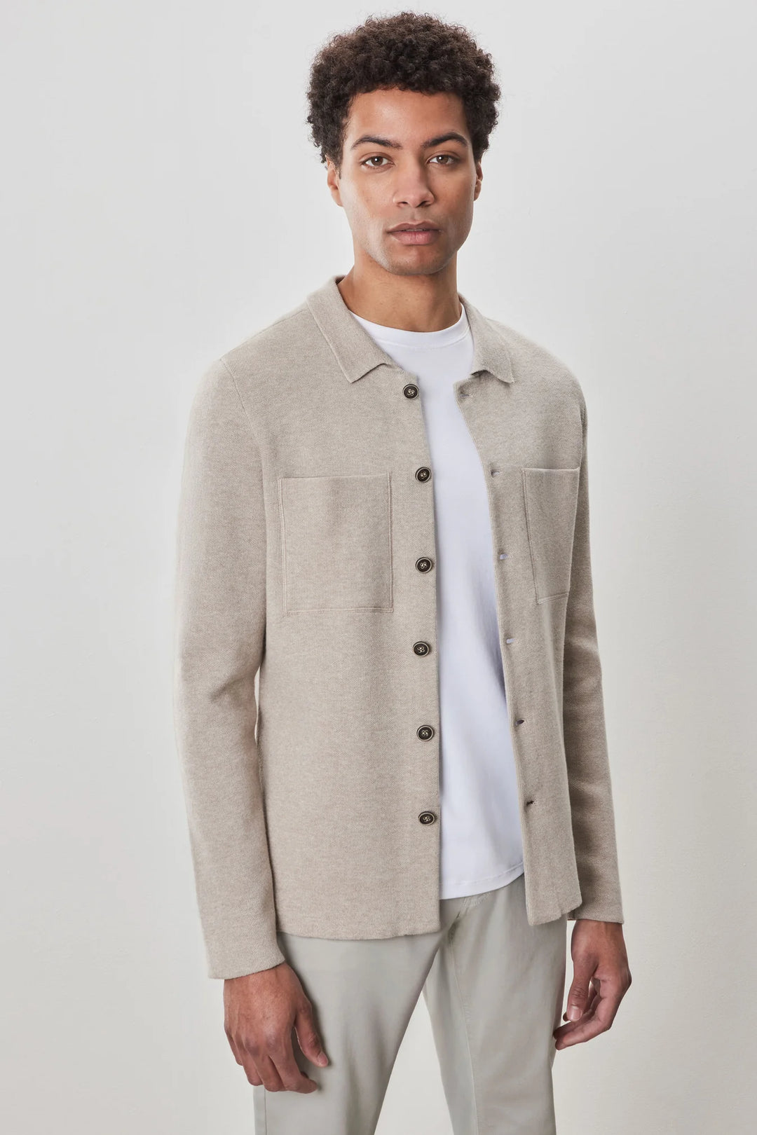 CANTOR SWEATER OVER SHIRT - ROBERT BARAKETT