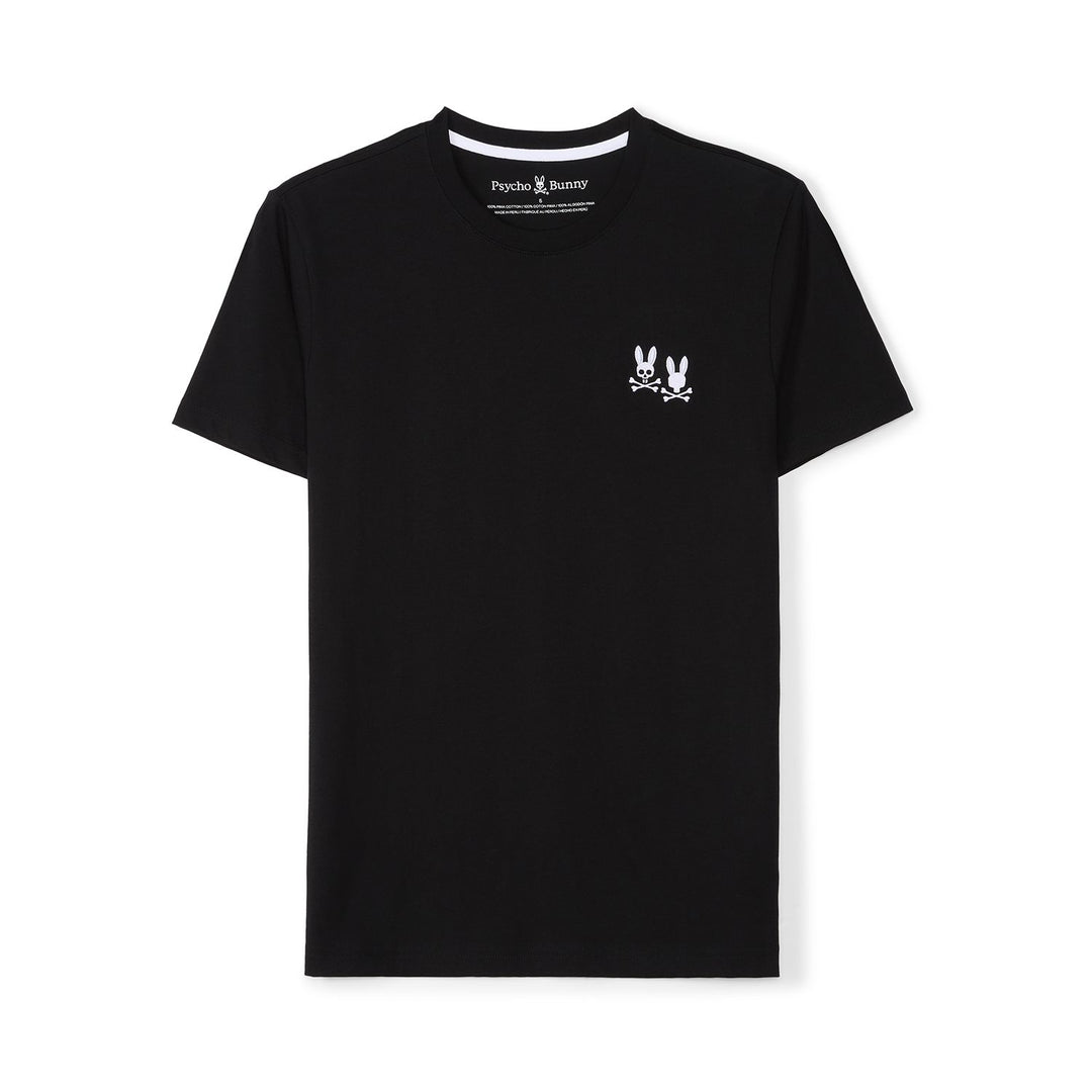 TILDEN EMBROIDERED T-SHIRT (BLACK) - PSYCHO BUNNY