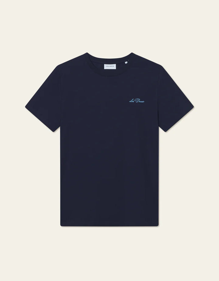WILD FLOWER T-SHIRT (NAVY) - LES DEUX