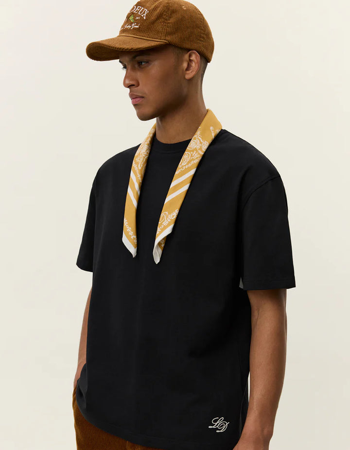 DANTON T-SHIRT (BLACK) - LES DEUX