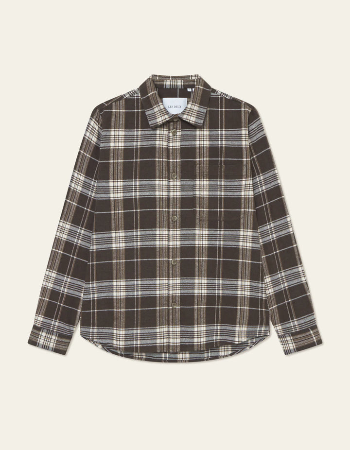 LENNON CHECK OVERSHIRT (DELICOSO) - LES DEUX