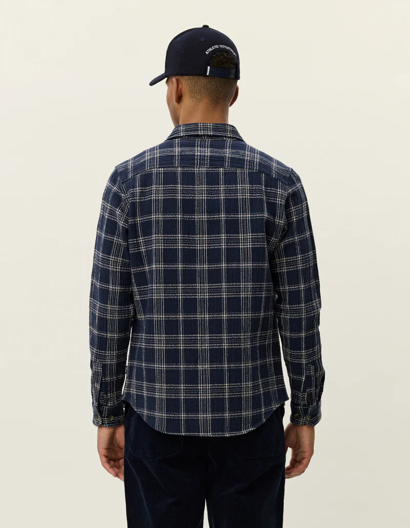KASH CHECK OVERSHIRT (NAVY)  - LES DEUX