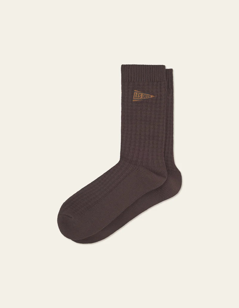 FLAG WAFFLE SOCKS (DELICIOSO) - LES DEUX