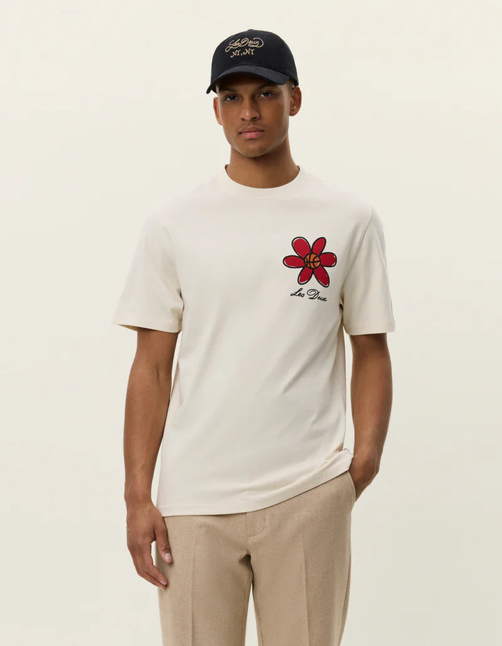 FLOWER BASKET T-SHIRT (IVORY) - LES DEUX