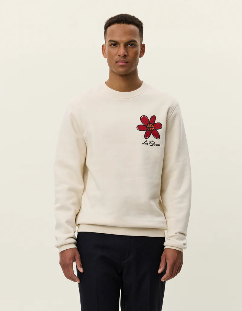 FLOWER BASKET SWEATSHIRT (IVORY) - LES DEUX