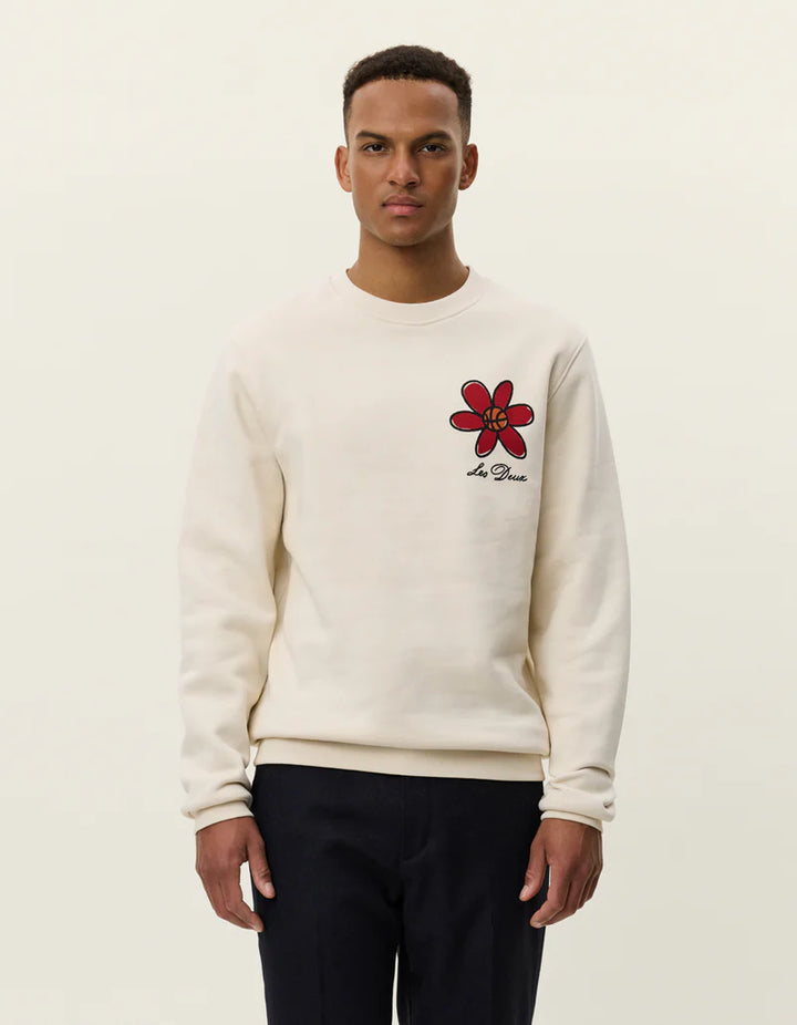FLOWER BASKET SWEATSHIRT (IVORY) - LES DEUX