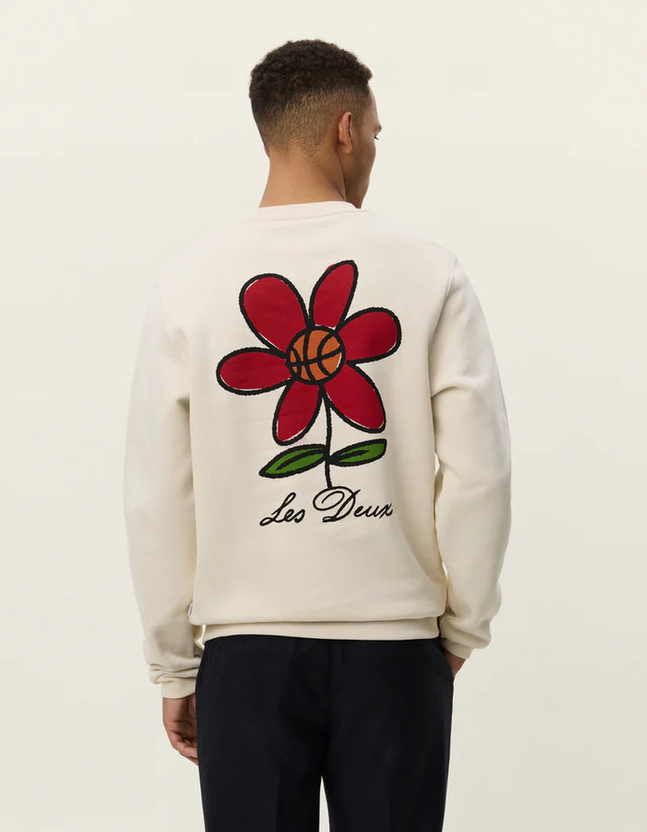 FLOWER BASKET SWEATSHIRT (IVORY) - LES DEUX