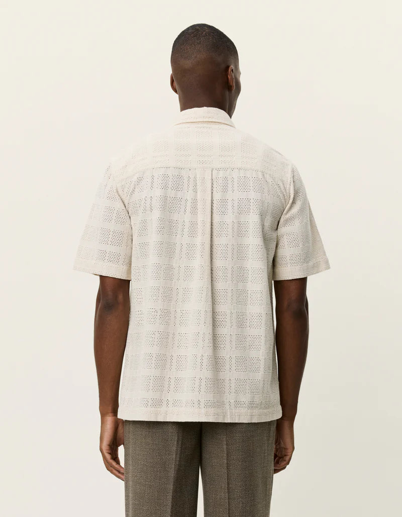 CHARLIE SHORT SLEEVE SHIRT (IVORY) - LES DEUX