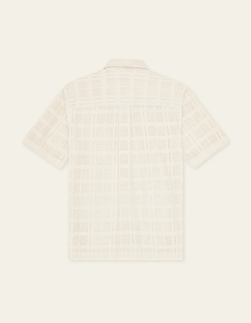 CHARLIE SHORT SLEEVE SHIRT (IVORY) - LES DEUX