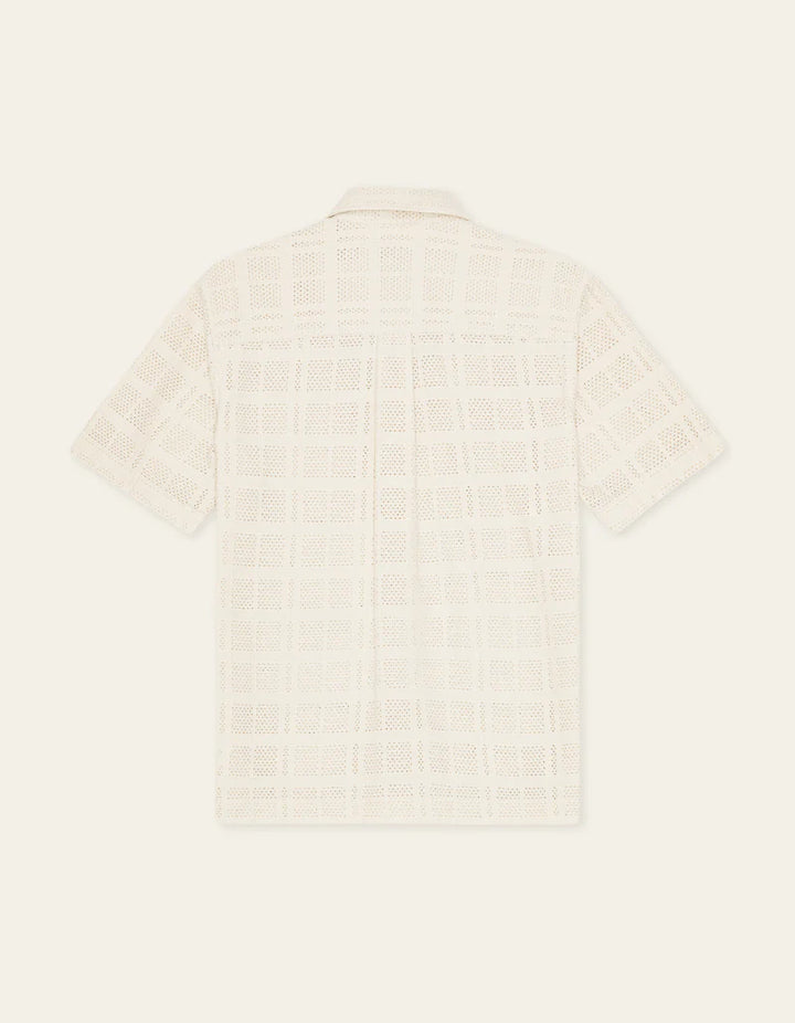 CHARLIE SHORT SLEEVE SHIRT (IVORY) - LES DEUX