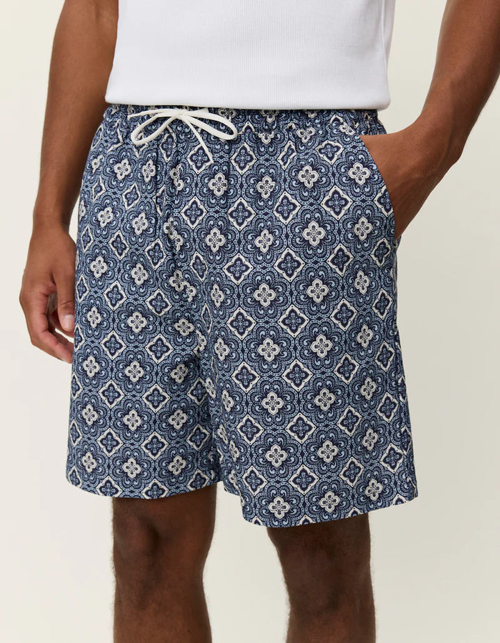 HARRY ARABESQUE SHORT (BLUE) - LES DEUX