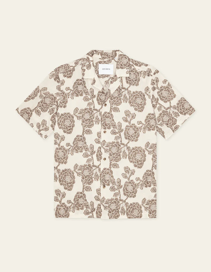 LESLEY FLOWER JACQUARD SHIRT (IVORY) - LES DEUX