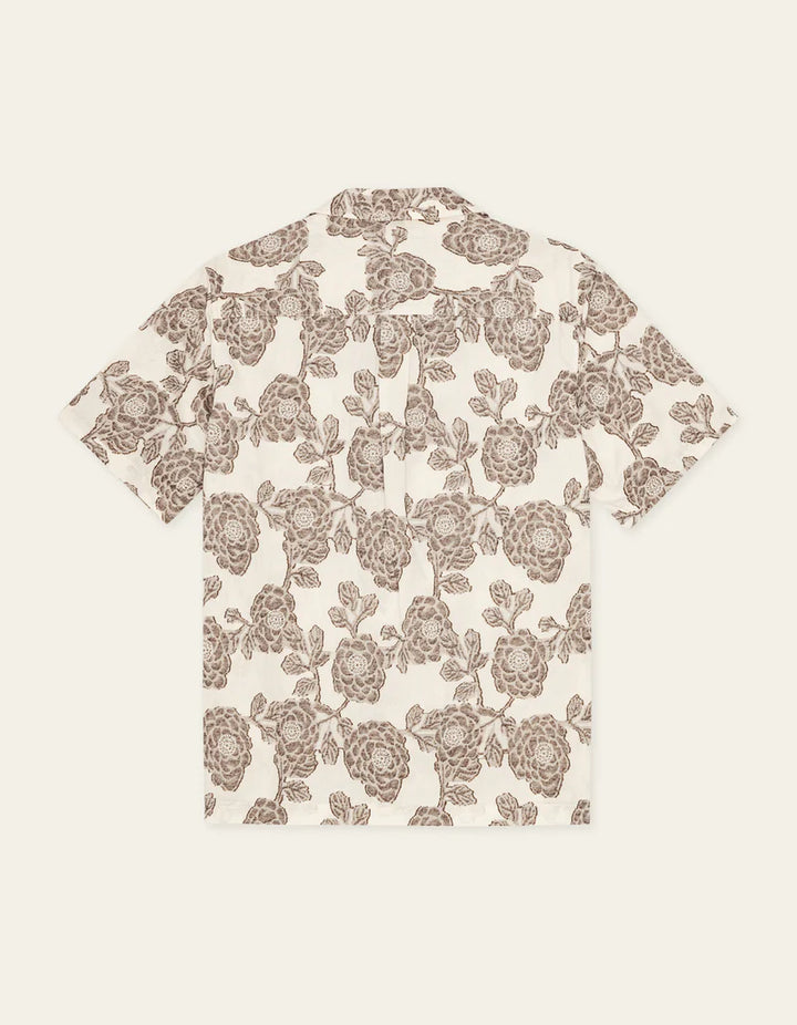 LESLEY FLOWER JACQUARD SHIRT (IVORY) - LES DEUX
