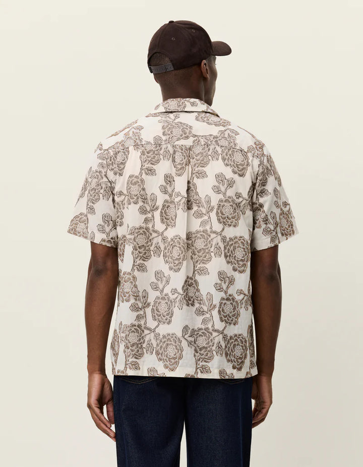 LESLEY FLOWER JACQUARD SHIRT (IVORY) - LES DEUX
