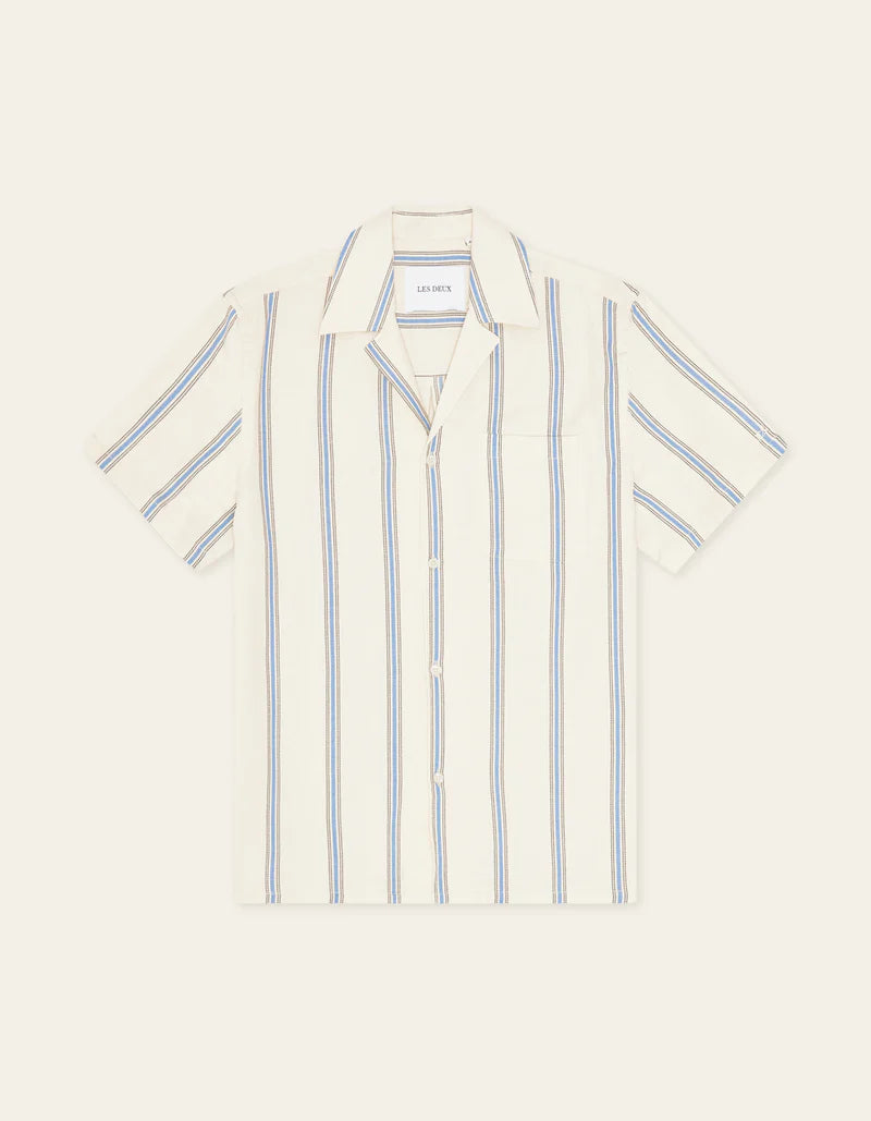 LAWSON STRIPE SHIRT (WHITE) - LES DEUX