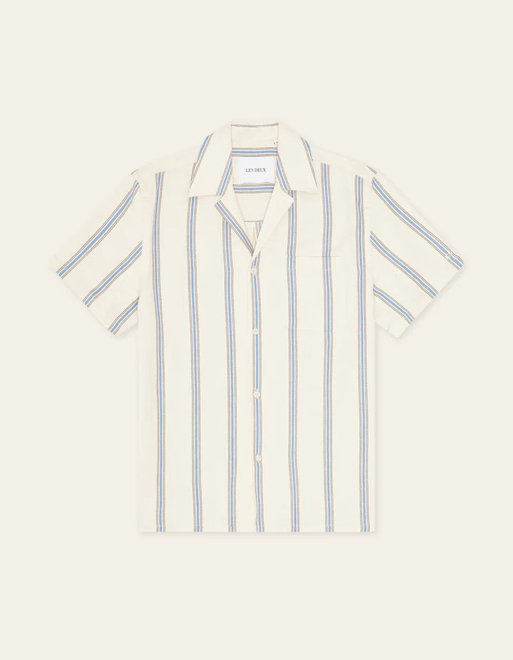 LAWSON STRIPE SHIRT (WHITE) - LES DEUX
