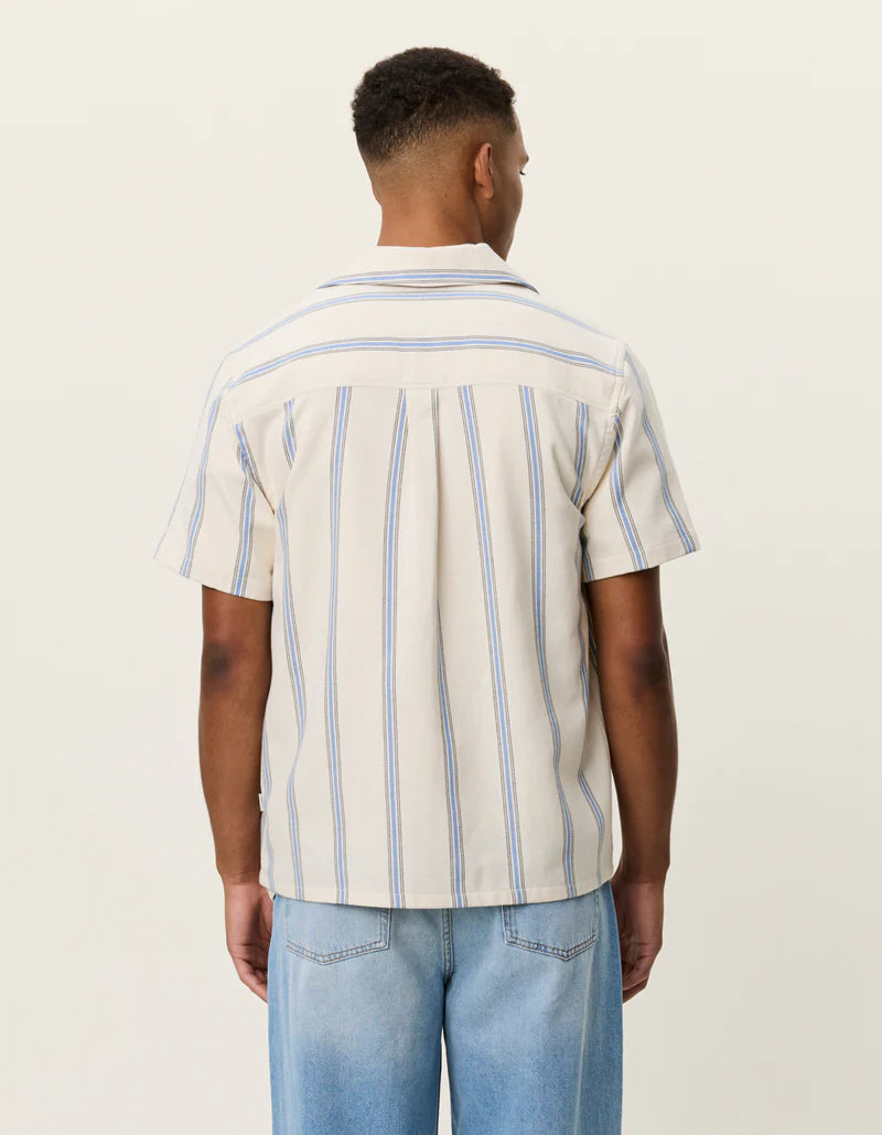LAWSON STRIPE SHIRT (WHITE) - LES DEUX
