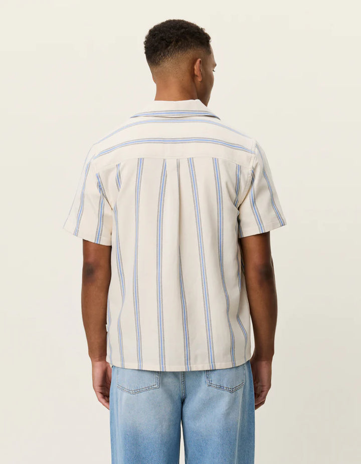 LAWSON STRIPE SHIRT (WHITE) - LES DEUX