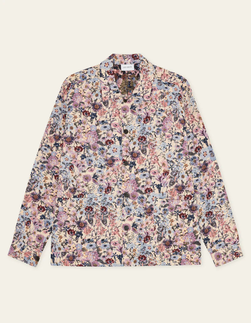 HUGH JACQUARD OVERSHIRT (IVORY) - LES DEUX