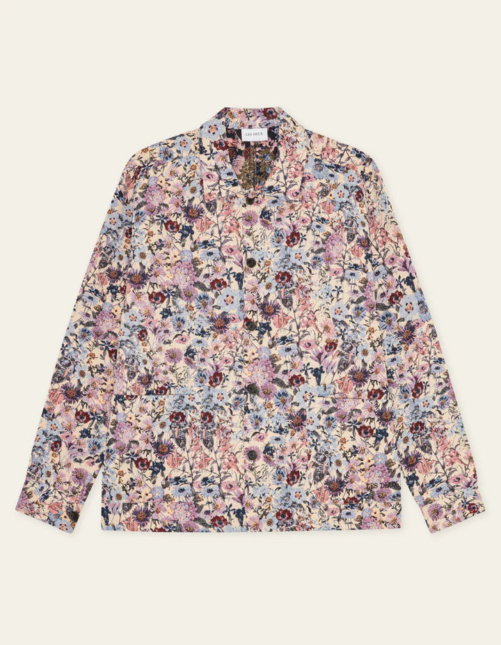 HUGH JACQUARD OVERSHIRT (IVORY) - LES DEUX
