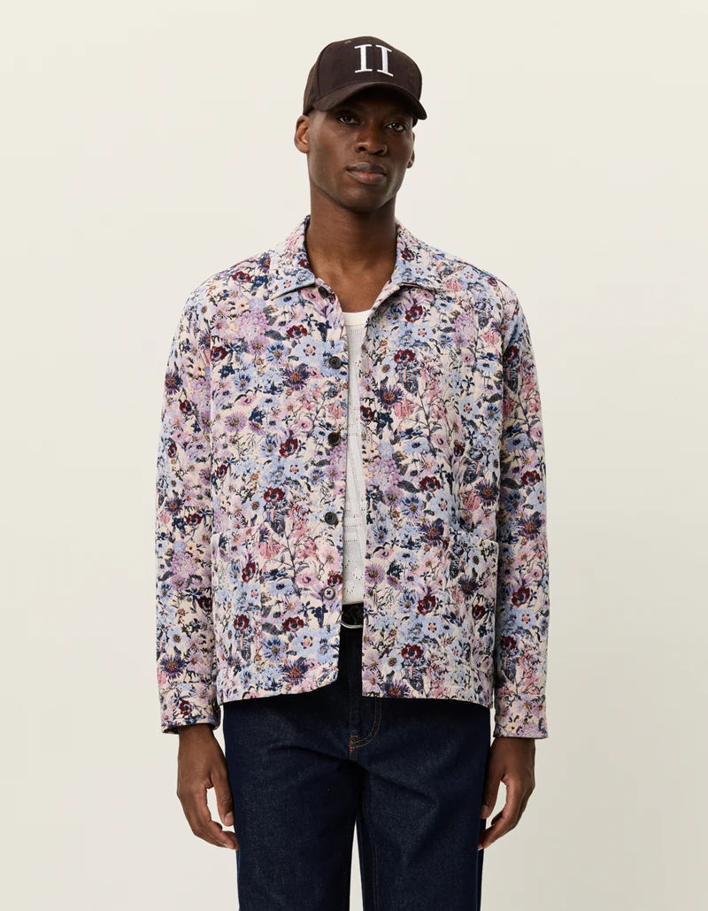 HUGH JACQUARD OVERSHIRT (IVORY) - LES DEUX