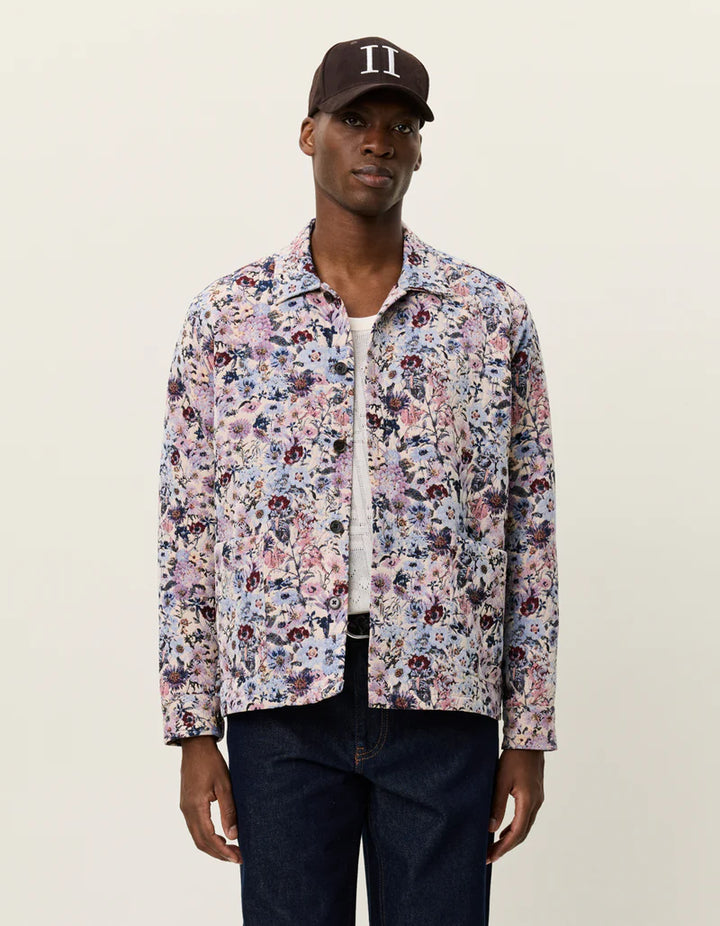 HUGH JACQUARD OVERSHIRT (IVORY) - LES DEUX