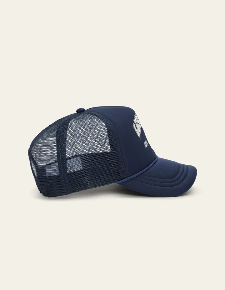 BASKETBALL TRUCKER CAP (NAVY) - LES DEUX