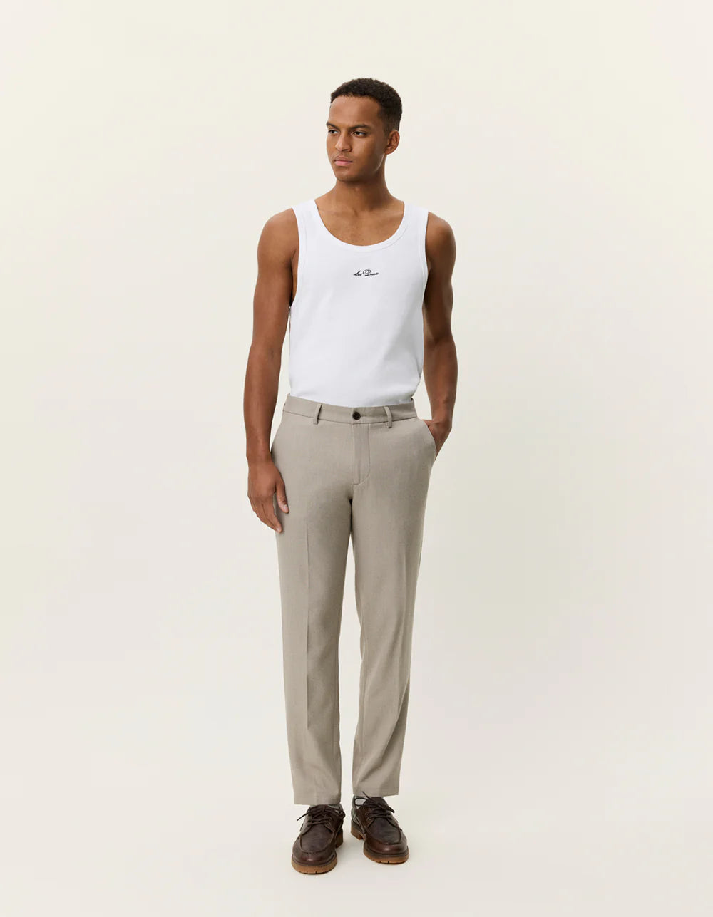COMO SOLID PANTS (SAND) - LES DEUX
