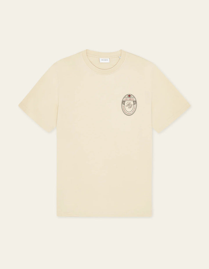 BRADY EMBLEM T-SHIRT (OYSTER) - LES DEUX