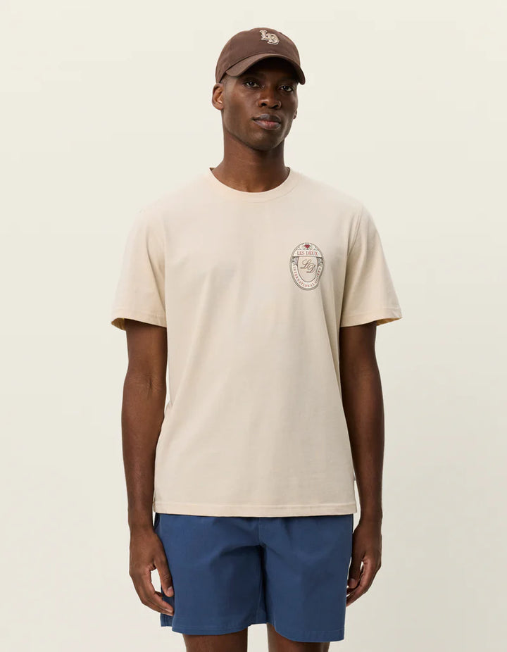 BRADY EMBLEM T-SHIRT (OYSTER) - LES DEUX