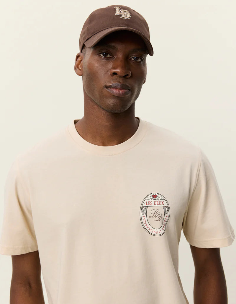 BRADY EMBLEM T-SHIRT (OYSTER) - LES DEUX