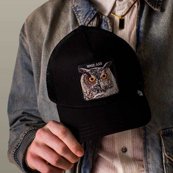 WISE OWL HAT (BLACK) - GOORIN BROTHERS