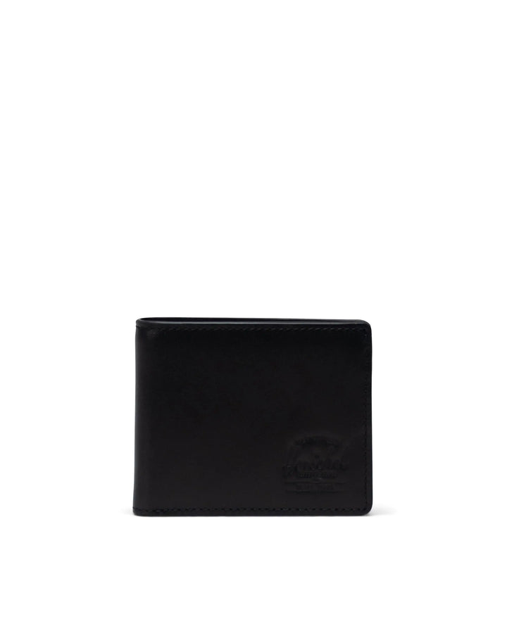 HANK LEATHER WALLET (BLACK) - HERSCHEL