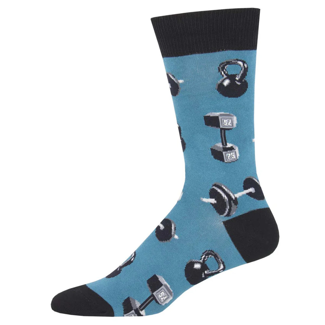 DO U EVEN LIFT, BRO? SOCKS (BLUE) - SOCKSMITH