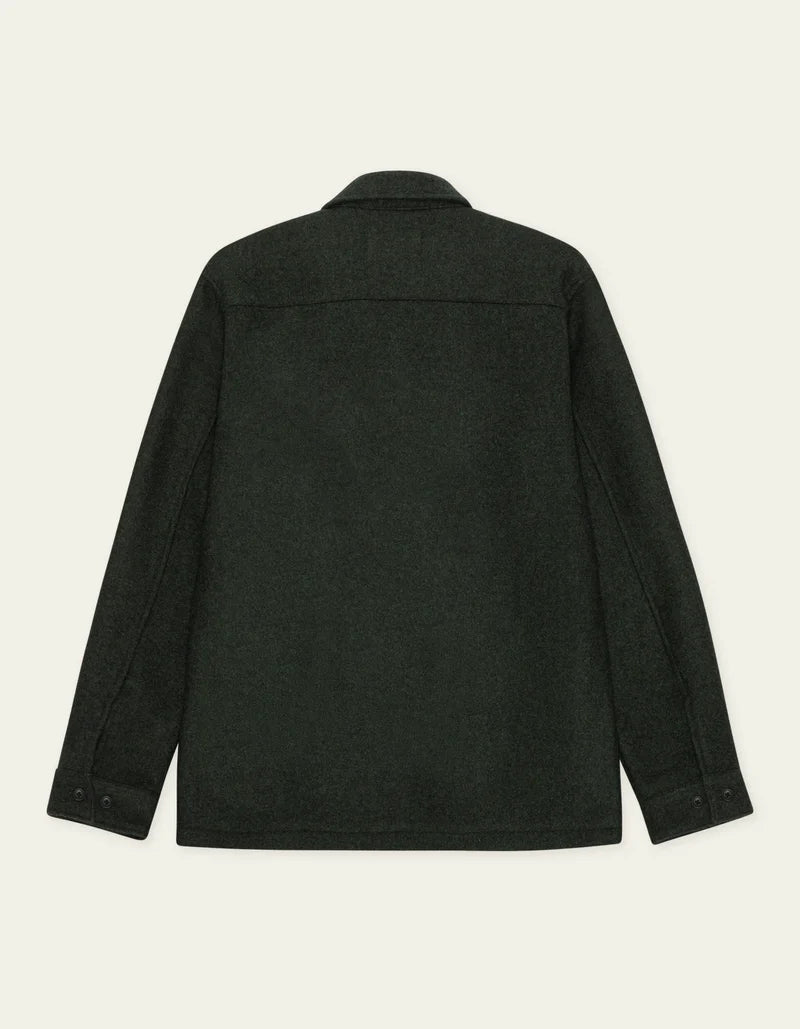 WOOL OVERSHIRT (GREEN) - LES DEUX