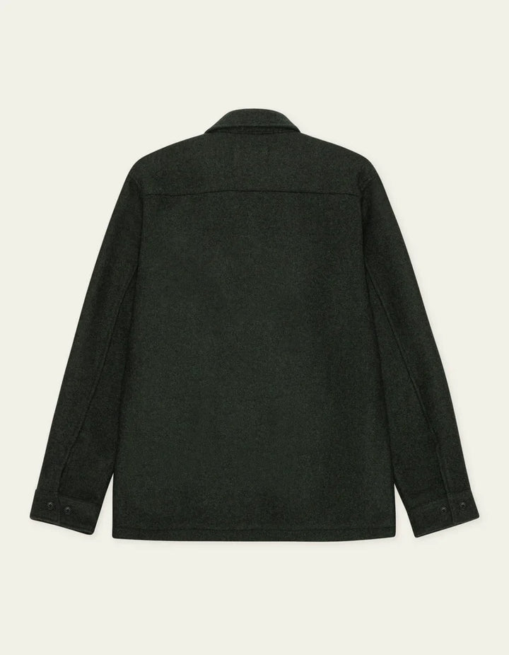 WOOL OVERSHIRT (GREEN) - LES DEUX