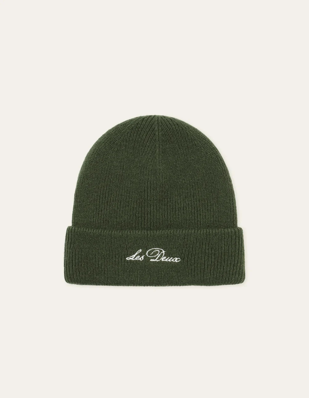 SIGNATURE BEANIE (RIFLE GREEN) - LES DEUX