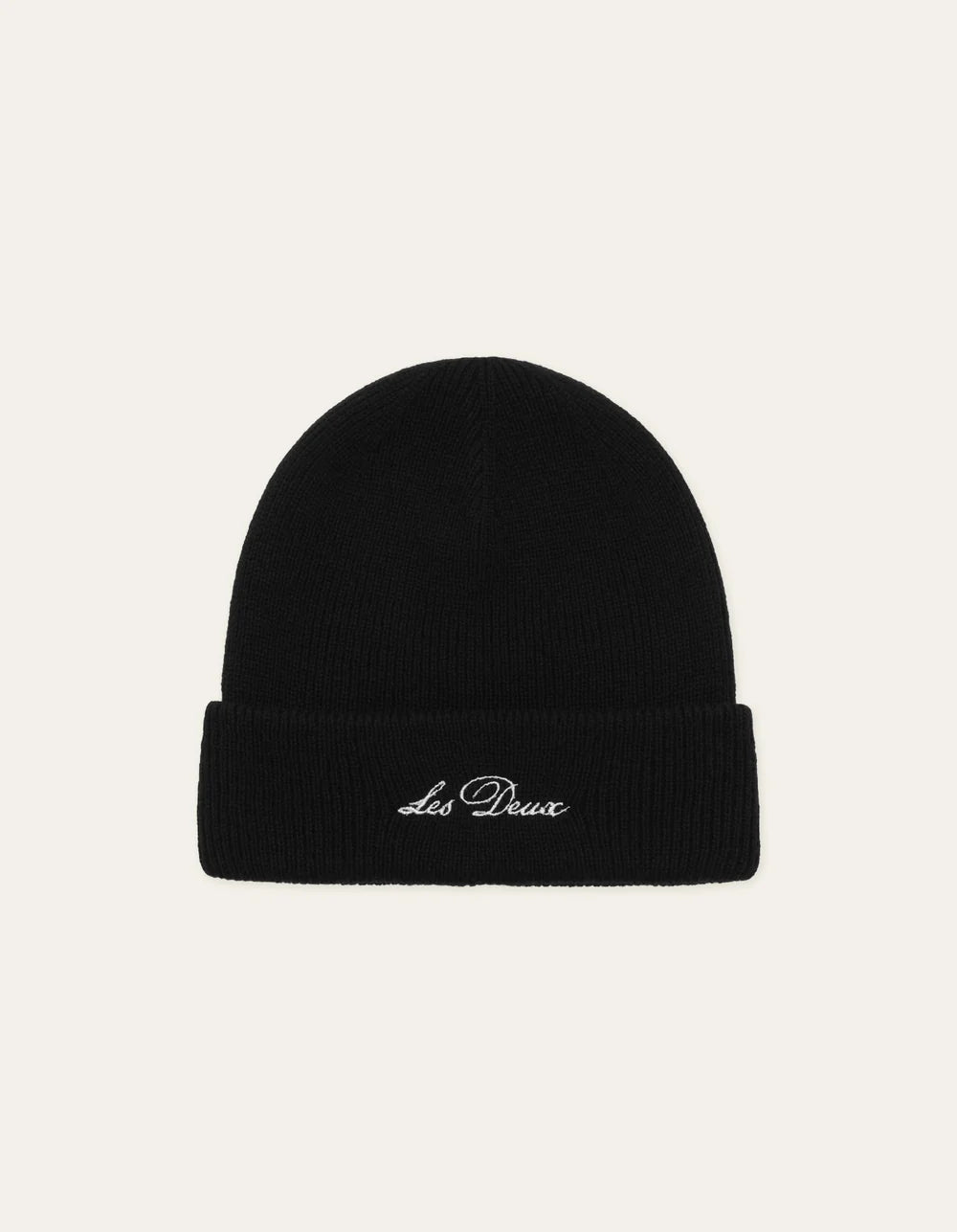 SIGNATURE BEANIE (BLACK) - LES DEUX