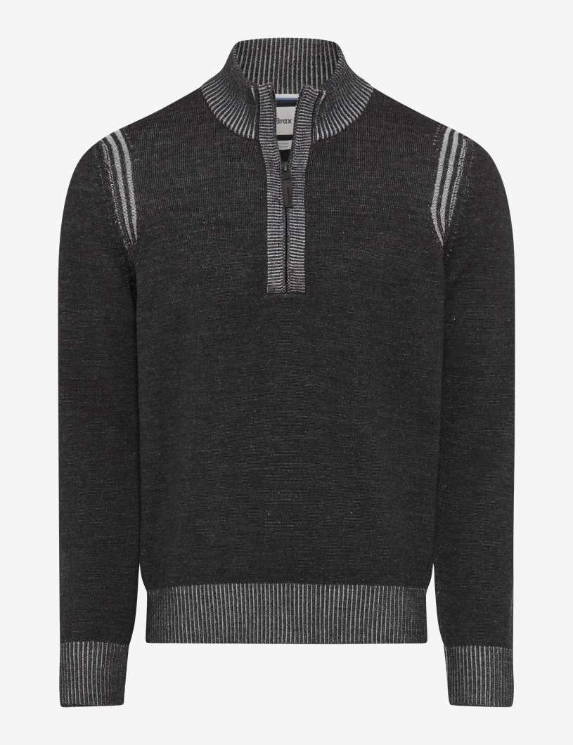 STEFFEN SWEATER (CEMENT) - BRAX