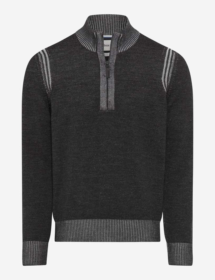 STEFFEN SWEATER (CEMENT) - BRAX