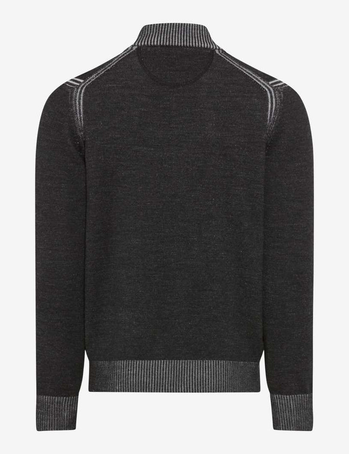 STEFFEN SWEATER (CEMENT) - BRAX
