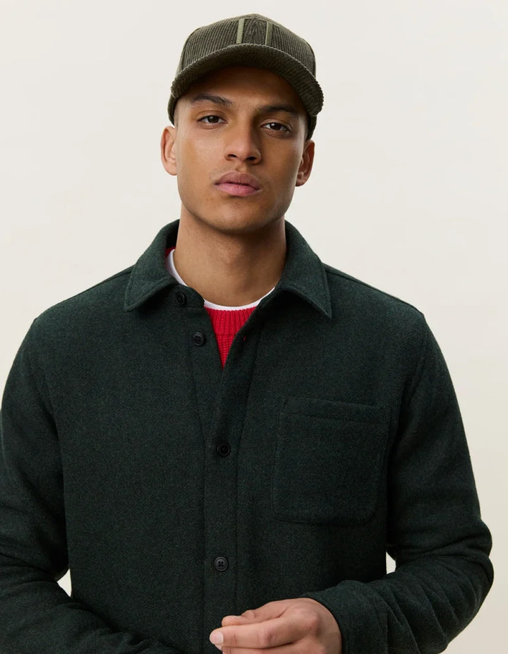 WOOL OVERSHIRT (GREEN) - LES DEUX