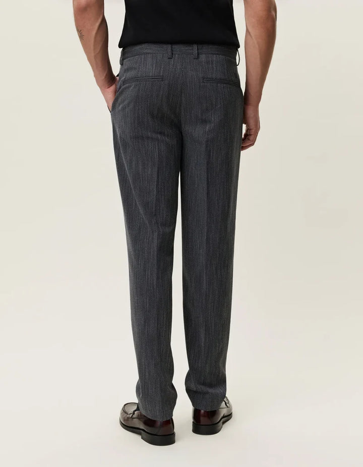 HERRINGBONE SUIT PANT (BLACK) - LES DEUX