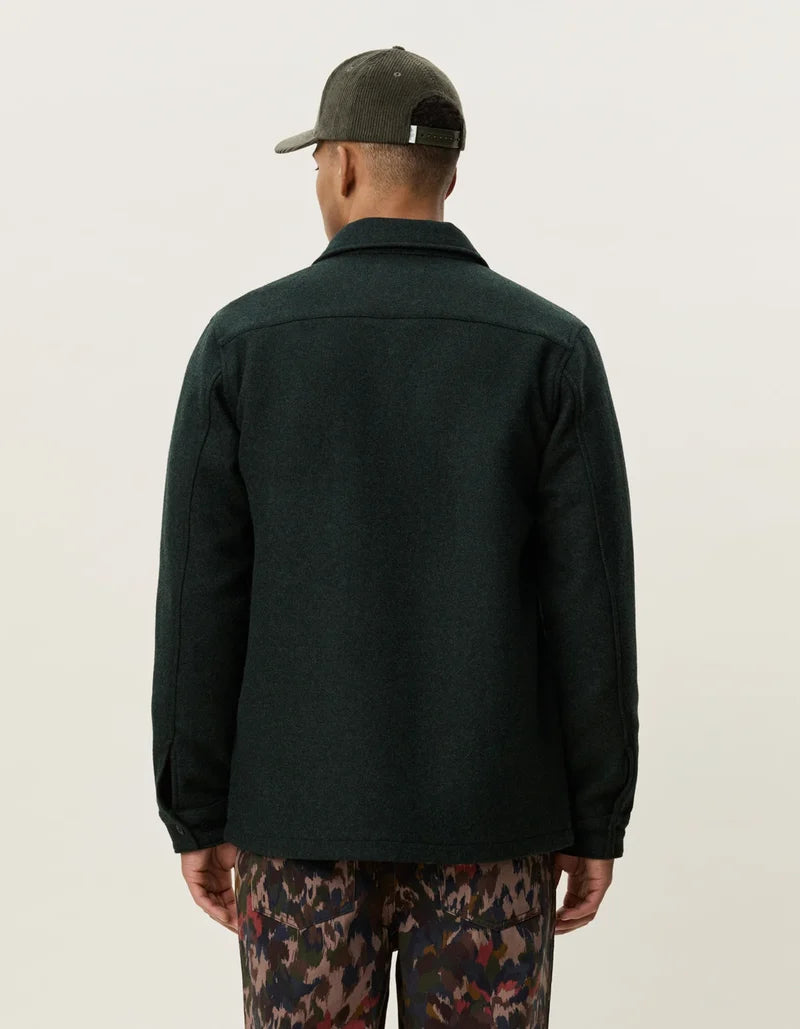 WOOL OVERSHIRT (GREEN) - LES DEUX