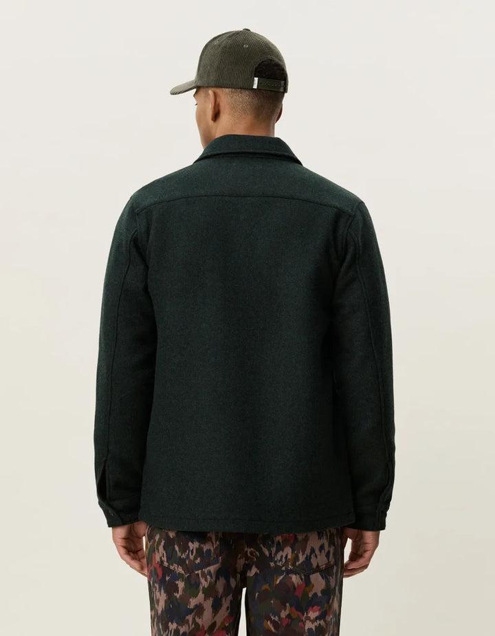 WOOL OVERSHIRT (GREEN) - LES DEUX