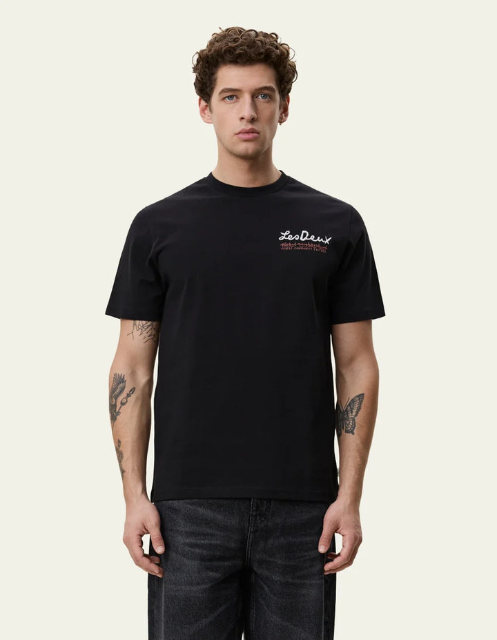 RURAL T-SHIRT (BLACK) - LES DEUX