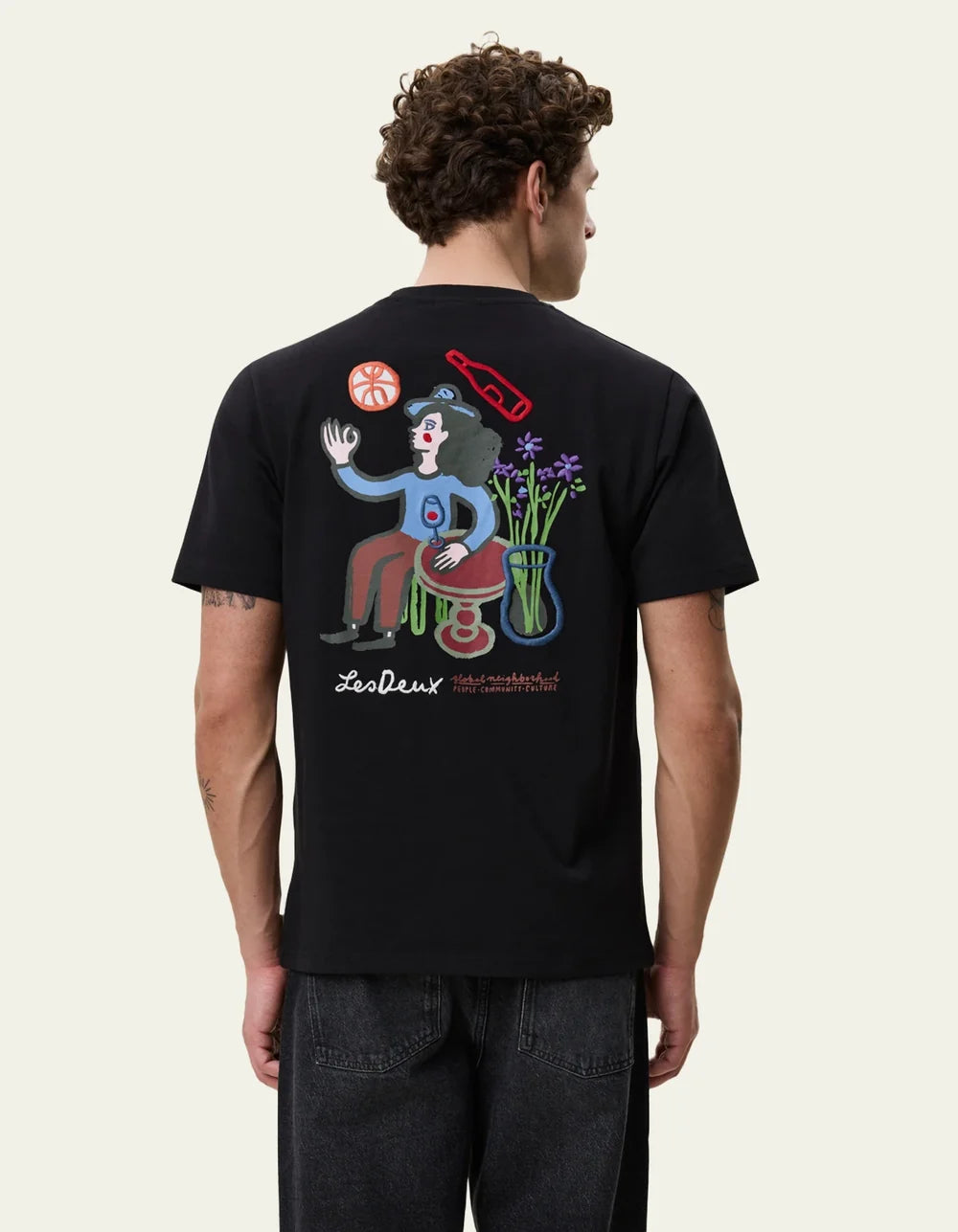 RURAL T-SHIRT (BLACK) - LES DEUX