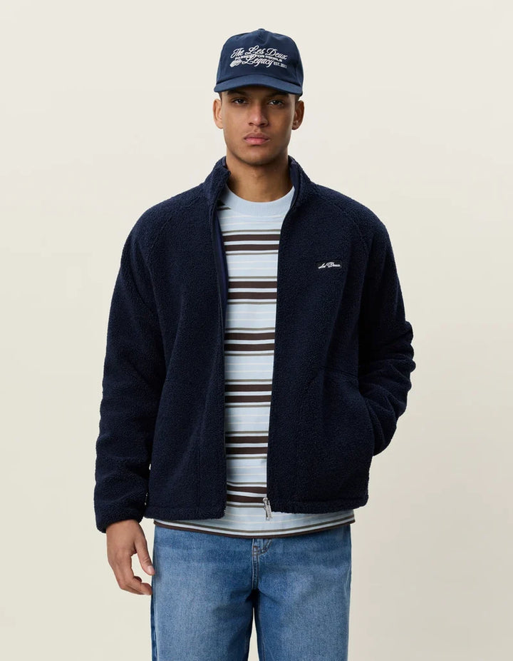 PATCH TEDDY JACKET (NAVY) - LES DEUX
